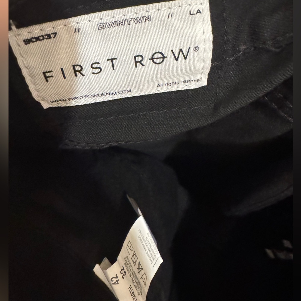 First Row “Downtown LA Racing” Jeans – 42W x 32L – Black – NWT - Picture 10 of 11